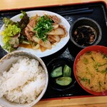 屋台居酒屋 大阪 満マル - しょうが焼き定食