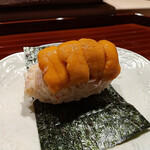 Sushi Zai - 雲丹と毛蟹の海苔巻き