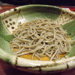 蕎麦割烹　黒帯 - 「幻のそば」中太打ち1200円