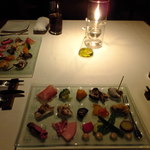 リストランテ イル コンティヌオ - ジャルディーノコース：5800円：絶品の前菜達です(’13.01月より)