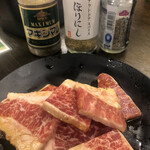 七輪焼肉 安安 - 調味料、タレの持ち込みは可と言うので・・・