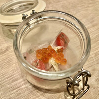 鉄板焼きWAGYU LIVERARY - 鮮魚のマリネ瞬間燻製