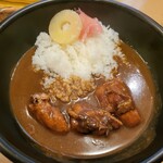 伽羅 - 唐揚げカレーはから揚げほくほく、カレーにも合います。