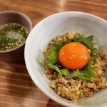 CHIKICHIKI - お腹一杯でも食べられる〆。スープも最高。