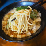 天国麺飯 - 麺アップ