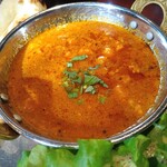 タンドールバル カマルプール - カマルランチ 800円(税込)
      ポークキーマ（辛口）（税込）、ライス大盛