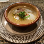 パッソ・ア・パッソ - ノドグロのパッサート、ソテー、菜花、半熟卵