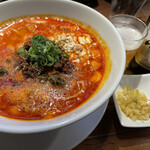 成都正宗担々麺 つじ田 - 成都大辛¥900+ビール中瓶¥550