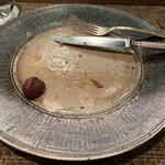 パッソ・ア・パッソ - マガモのレバーペースト。これが死ぬほど上手くていつも最後に食べる。