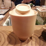 ワインとお宿　千歳 - 【ディナー】お吸い物。お椀も素敵～♪