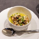 三和 - 焼き白子とカリフラワーのフラン