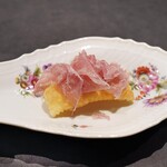 三和 - エミリアアロマーニャ（揚げパンのフリット）、パルマ産生ハム