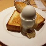 サン・フカヤ - トースト＆ゆで卵