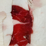 比良山荘 - ・天然熊肉 ズームアップ