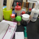 新町ストアー - 卓上の様子