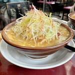 ラーメン党 ひさご - 特製ねぎ味噌ラーメン 大盛 
              特製辛みそトッピング