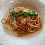 KOUJI cordiale - トマトとバジルモッツァレラチーズのスパゲッティ
