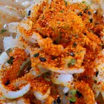 進来軒 - 具、七味唐辛子アップ