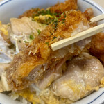 かつや - 親子丼とタレカツの合い盛り丼