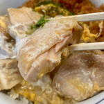 かつや - 親子丼とタレカツの合い盛り丼