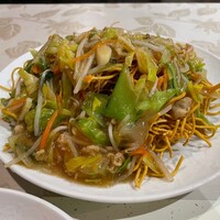中華菜館 會賓楼 - 五目あんかけ揚げそば