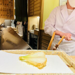 日本橋 蕎ノ字 - ☆葉玉ねぎ　（静岡・三島）