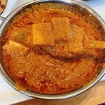 KK Indian Restaurant - マターバニールに入っていたチーズ