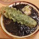そばよし - 生のりそば370円＋ちくわ天90円