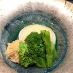 Shukugawasushimotoi - 蕪、菜の花、すけこの煮物