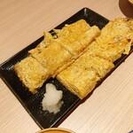 鉄板料理と馬肉寿司 個室居酒屋 くゐな - ロールだし巻き卵