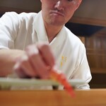 東麻布 天本 - 車エビ