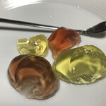 ひよ子本舗吉野堂 - ひよ子ちゃんのカタチがなくなると〜ペリドットのような〜ガーネットのような美しいゼリー達になりました　ｂｙまみこまみこ
