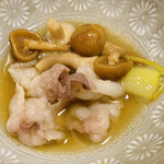 比良山荘 - ・天然熊肉、天然なめこ、白葱