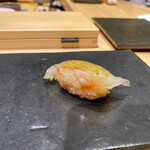 鮨処 やまと - ヒラメの昆布締め