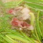 比良山荘 - ・天然熊肉 しゃぶしゃぶ中