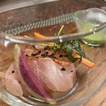 エクシブ軽井沢 鉄板焼 - 金目鯛の昆布締め