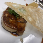 エクシブ軽井沢 鉄板焼 - フォアグラと焼きリンゴ