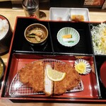 Tonkatsu To Washoku Nobutake - ローストンカツ(150g)御膳