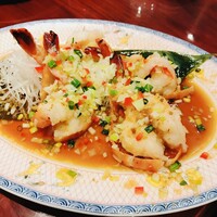 萬珍樓 本店 - 大海老ニンニク蒸し