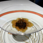 ウラノ - ◆百合根ムース コンソメジュレ キャビア