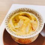 うを徳 - 毛カニ　茶碗蒸し
