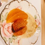 うを徳 - 古都華　苺手作りアイスクリーム