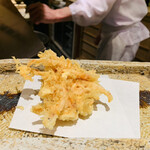 日本橋 蕎ノ字 - ☆桜えびかき揚げ（静岡・駿河湾）