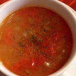 エコ ロロニョン - ３回目2013年1月20日　本日のスープ、ミネストローネ。