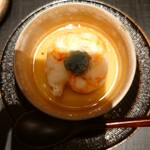 くろ﨑 - 牡丹海老の茶碗蒸し