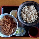 田か乃 - 料理写真:牛カルビ丼セット