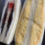 手作りサンドイッチ ひまわり - チーズエッグ¥240
            「あんこ」¥170