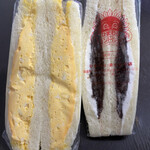 手作りサンドイッチ ひまわり - チーズエッグ¥240
            「あんこ」¥170