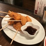 大魔王 - 串揚げ5点盛り合わせ