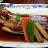 博多料亭 稚加榮 - カサゴの煮つけ